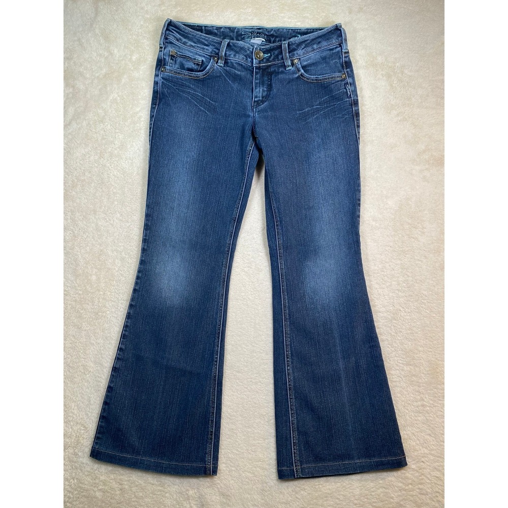 Silver Jeans Aiko Bootcut Dark Wash Jeans Size 30 Hemmed 27.5